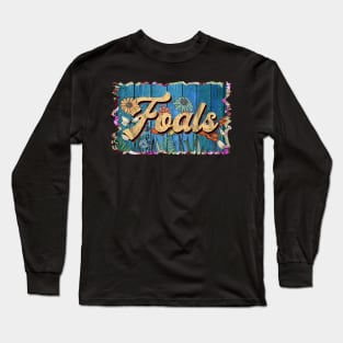 Retro Foals Name Flowers Limited Edition Proud Classic Styles Long Sleeve T-Shirt